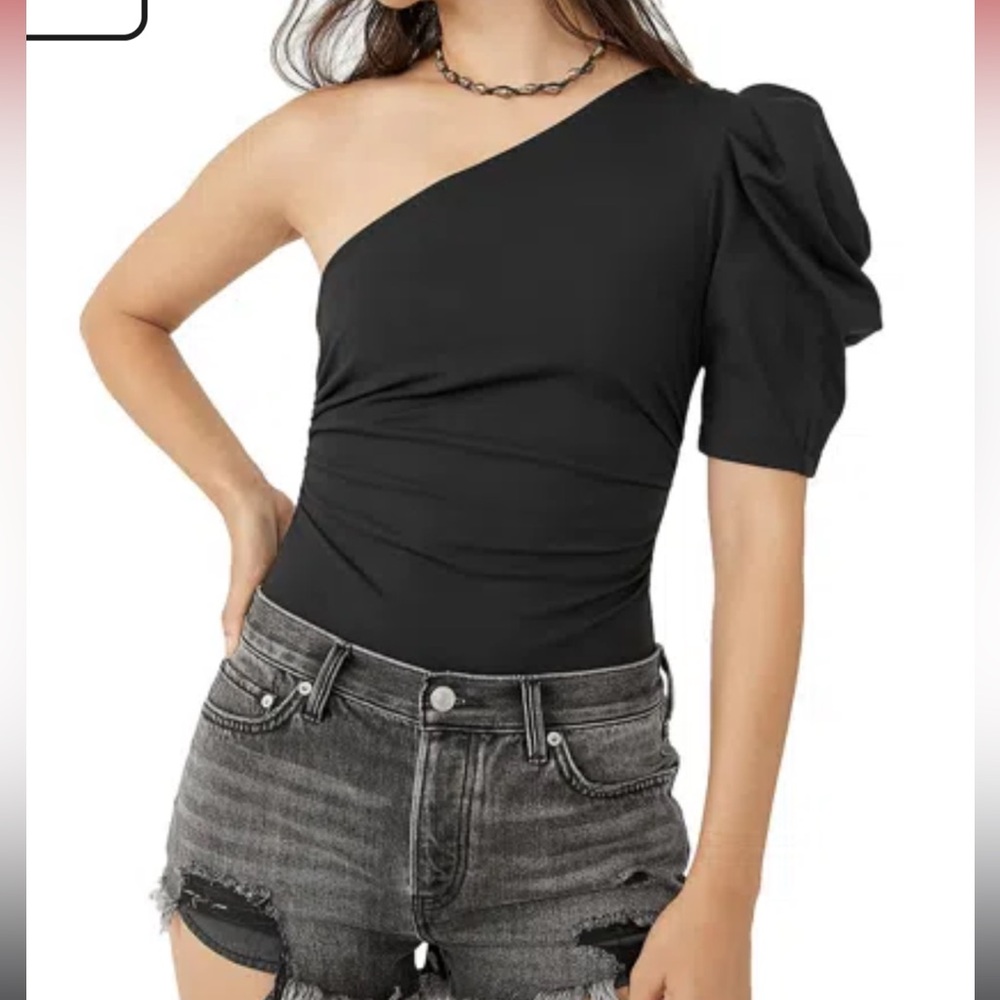 Free People - Somethin Bout You Thong Bodysuit